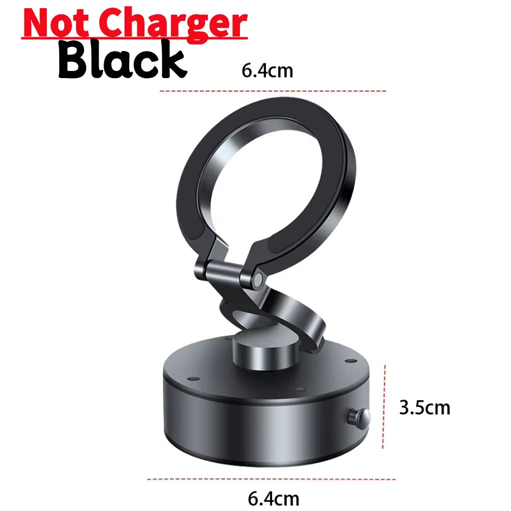 Magnetic Mobile Phone Holder 360 Rotatable Vacuum Adsorption Bracket GPS Navigation Bracket for Iphone 15 14 13 Huawei