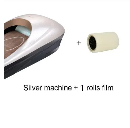 Máquina automática para cubrir zapatos, dispensador de membrana para suelas de zapatos de un solo uso, ahorro de tiempo y mano de obra. 