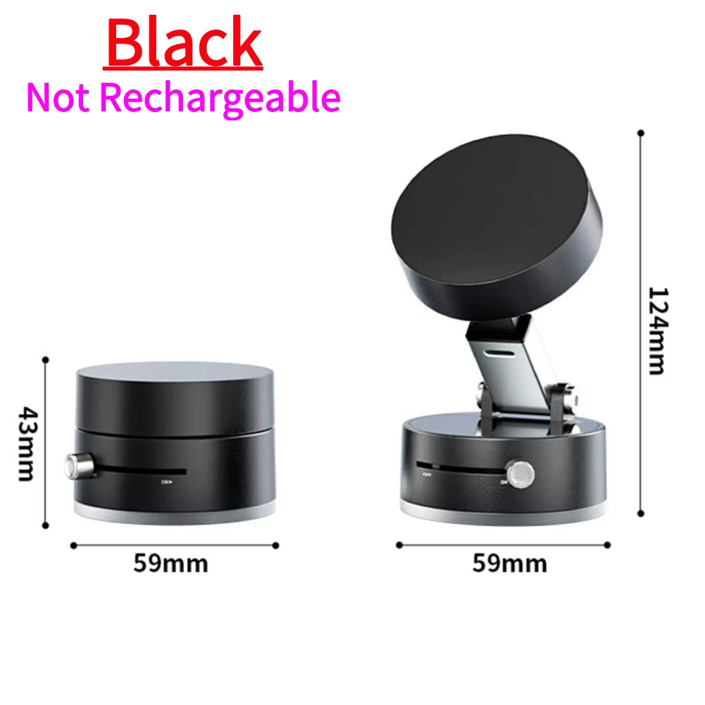 Magnetic Mobile Phone Holder 360 Rotatable Vacuum Adsorption Bracket GPS Navigation Bracket for Iphone 15 14 13 Huawei